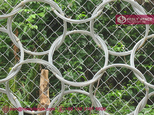Chine Anneau en acier haute résistance pour système de protection contre les chutes de pierres | Diamètre de l'anneau 300 mm | Fil de 3,0 mm x 12 torons - HeslyFence fournisseur