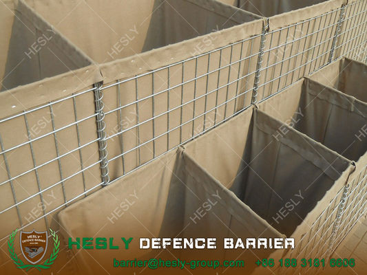 Chine 2.21X2.13X2.13m Barrière Gabion Militaire Bastion | HESLY China Defence Barrier Factory fournisseur
