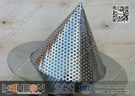 Chine 2 " Filtres à mailles métalliques perforées coniques fournisseur