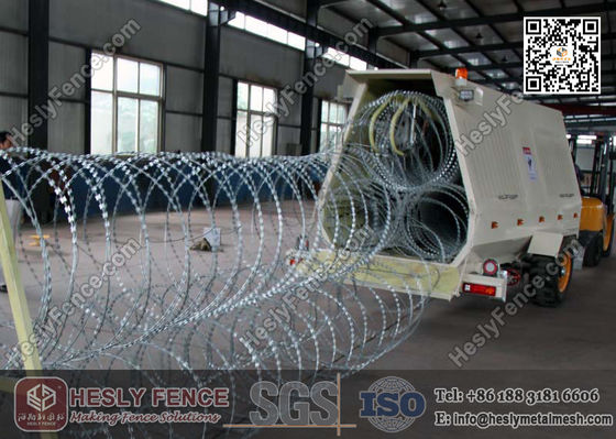 Chine Système de remorque de barrière anti-émeute à déploiement rapide militaire HESLY fournisseur