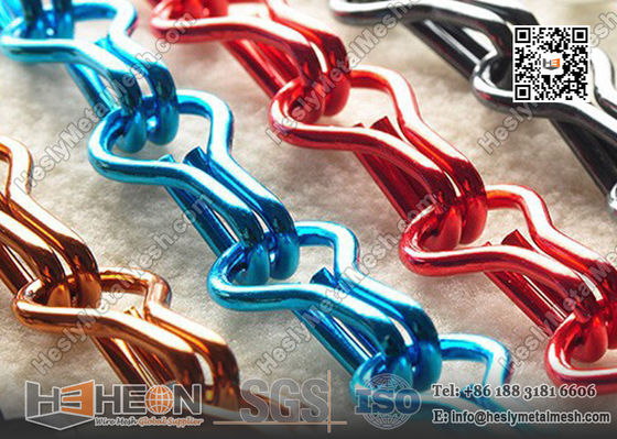 Chine Rideau de chaîne décoratif en aluminium pour mouches avec couleur assortie fournisseur