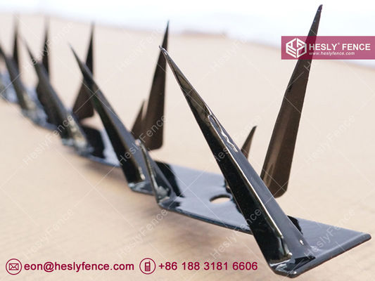 Chine Des pointes de mur recouvertes de poudre noire. Des pointes de rasoir de haut de l'escrime. Des pointes anti-escalade. fournisseur