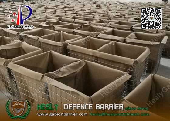 Chine HESLY Barrière défensive militaire en gabions de 1m de haut | Vente d'usine de barrières de sable en Chine fournisseur
