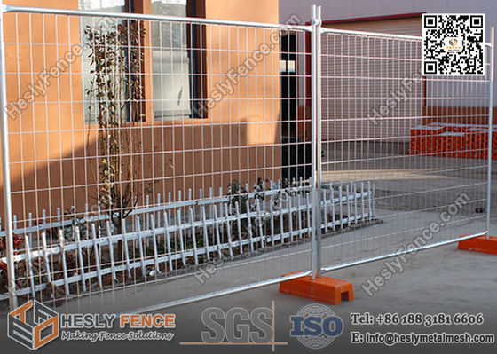 Chine Panneaux de clôture temporaires hauteur 2100 mm largeur 2400 mm norme AS4687-2007 fournisseur chinois fournisseur
