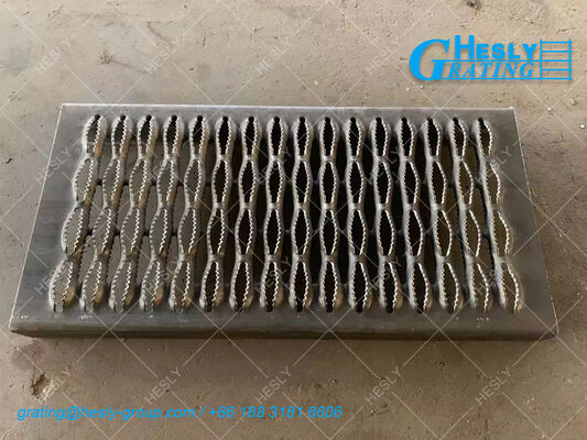 Chine Grille de sécurité métallique perforée fournisseur chinois, 1'×4' hauteur 2", acier au carbone fournisseur