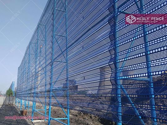 Chine 7.5M Hauteur X 4.5m Largeur Mur de Clôture Pare-Vent en Acier (Fournisseur de Pare-Vent en Chine) fournisseur