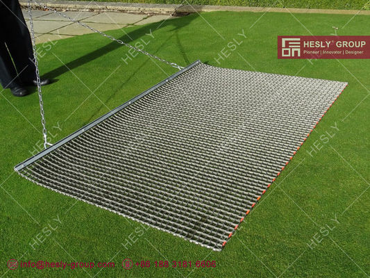 Chine Tapis de traction flexible en acier 6'X6' pour toutes surfaces | Fabricant fournisseur HESLY Chine fournisseur