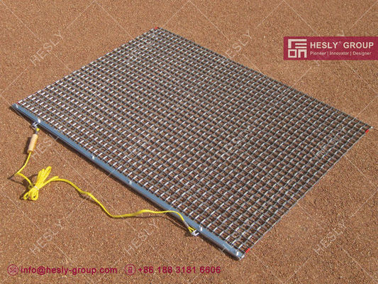 Chine Tapis de traction en acier galvanisé 4'x4' pour aire de jeux | Ventes d'usine HESLY Chine fournisseur