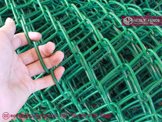 Chine Grillage plastifié vert | Maille losange 60x60mm | Bord noué | HeslyFence-USINE CHINOISE fournisseur