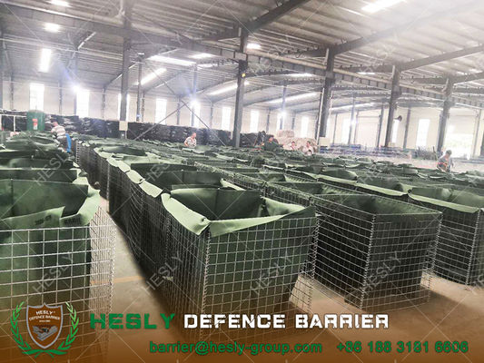 Chine Chine Barrière défensive militaire avec tissu géotextile de couleur blanche (fabricant/usine) fournisseur