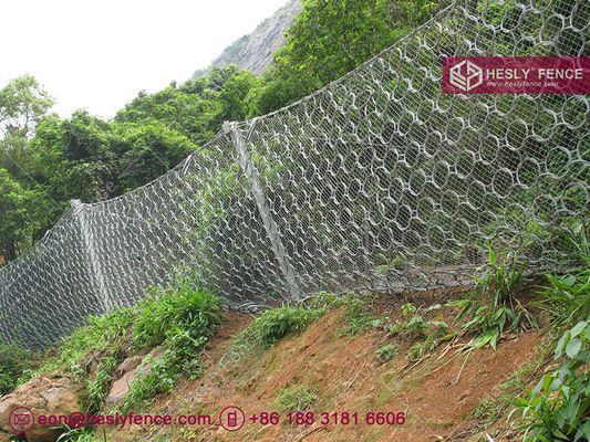 Anneau en acier haute résistance pour système de protection contre les chutes de pierres | Diamètre de l'anneau 300 mm | Fil de 3,0 mm x 12 torons - HeslyFence fournisseur