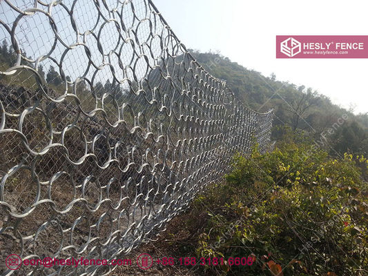 Anneau en acier haute résistance pour système de protection contre les chutes de pierres | Diamètre de l'anneau 300 mm | Fil de 3,0 mm x 12 torons - HeslyFence fournisseur