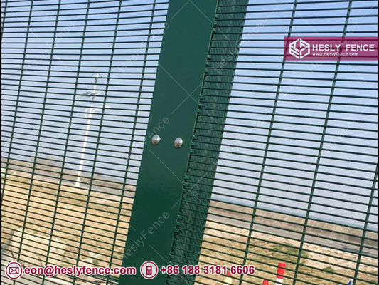 358 Anti-escalade Haute Sécurité Clôture | Panneau en maille anti-coupure | Grillage soudé avec dessus à pointes de rasoir - HeslyFence fournisseur