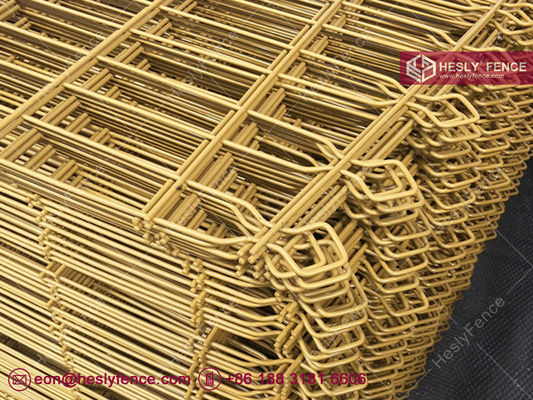 Clôture décorative à double fil | Panneau rigide 868 | Clôture en maille Decfor | Trou 60X200mm | Poteau SHS 60X60 - HESLY fournisseur