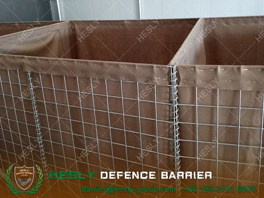 Mur de soutènement défensif en Chine | Cages gabions doublées de géotextile | Cadre en treillis métallique galvanisé fournisseur