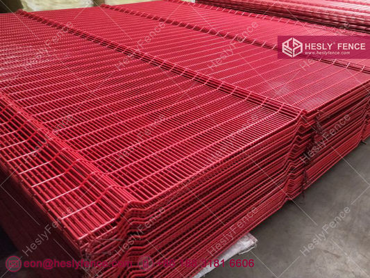 358 grillage de sécurité | fil de calibre 8 | ouverture 1/2"X3" | revêtement en poudre vert - Hesly Fence - Chine fournisseur