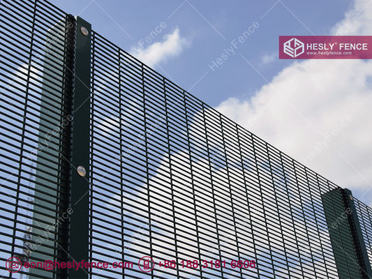 358 grillage de sécurité | fil de calibre 8 | ouverture 1/2"X3" | revêtement en poudre vert - Hesly Fence - Chine fournisseur