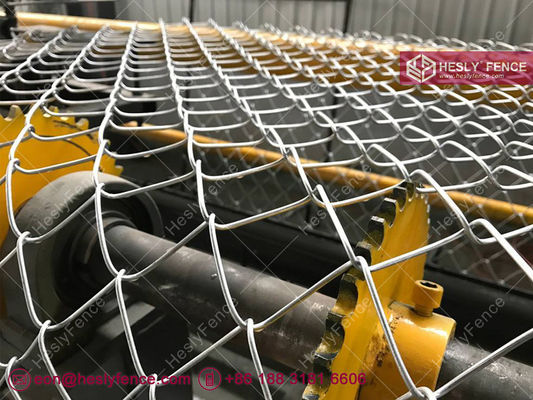 Grillage de chaîne de liaison de la Chine | ouverture de maille de 55x55mm | fil d'acier de 4,0 mm - Hesly Fence, Chine fournisseur