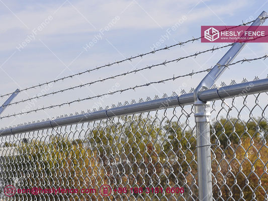 Grillage de chaîne de liaison de la Chine | ouverture de maille de 55x55mm | fil d'acier de 4,0 mm - Hesly Fence, Chine fournisseur