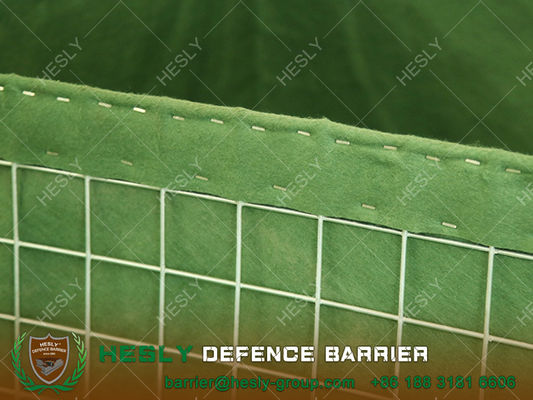 Mur de soutènement en gabions anti-inondation | 1,37 m de haut | 1,06 m de large | fil de 4,0 mm d'épaisseur | Hesly Barrier - Usine chinoise fournisseur