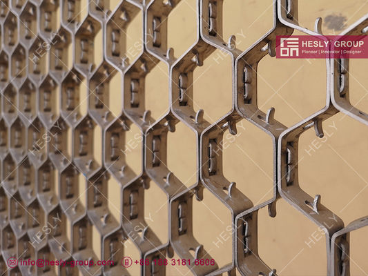 Lance en treillis métallique en acier inoxydable en hexmétal AISI316 " fournisseur