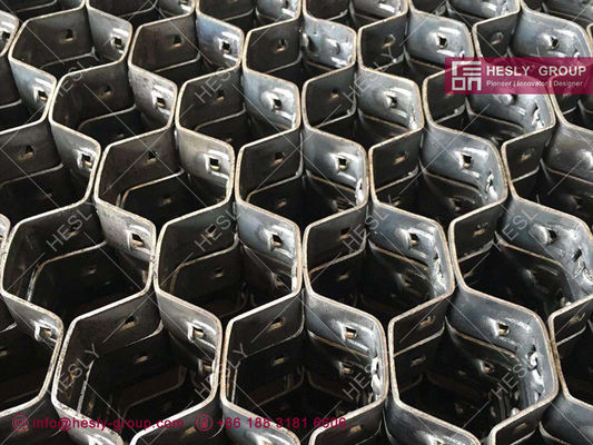 L'acier inoxydable 316 grille métallique hexagonale avec lances 1 ¢ et 3⁄4 ¢ d'épaisseur. fournisseur