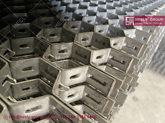 SS304 grille métallique hexagonale. Mexique Hex métal pour revêtement de four réfractaire, 14 ga d'épaisseur, 1 "de profondeur, 1-7/8" trou hexagonal fournisseur