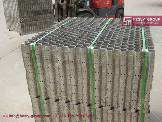 SS304 grille métallique hexagonale. Mexique Hex métal pour revêtement de four réfractaire, 14 ga d'épaisseur, 1 "de profondeur, 1-7/8" trou hexagonal fournisseur