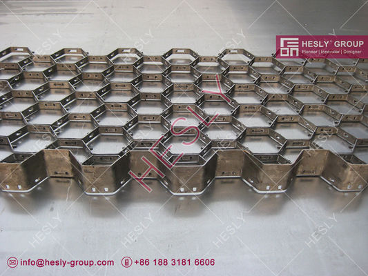 En acier inoxydable 310 maillage hexagonal avec lances 1 ¢ et 3⁄4 ¢ d'épaisseur fournisseur