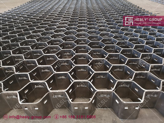 En acier inoxydable 310 maillage hexagonal avec lances 1 ¢ et 3⁄4 ¢ d'épaisseur fournisseur