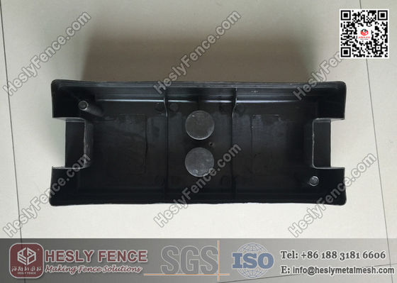 Pieds/Blocs de clôture temporaire en plastique moulé par injection de couleur noire (fournisseur chinois) fournisseur