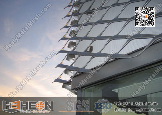Façade de maillage métallique étendu en aluminium fournisseur