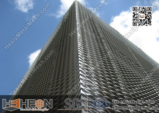 Façade de maillage métallique étendu en aluminium fournisseur