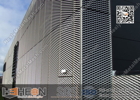 Façade de maillage métallique étendu en aluminium fournisseur