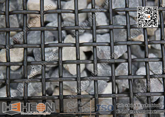 Grille tissée à dessus plat | Tamis de criblage minier | Grillage ondulé fournisseur
