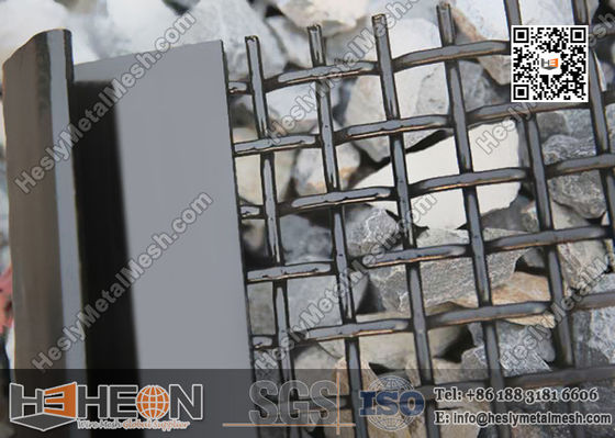 Grille tissée à dessus plat | Tamis de criblage minier | Grillage ondulé fournisseur
