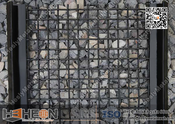 Grille tressée à sertissage verrouillé | Tamis de criblage minier | Tamis de criblage de concasseur fournisseur