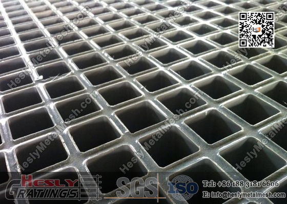 Couleur grise 38X38mm grille en fibre de verre fournisseur