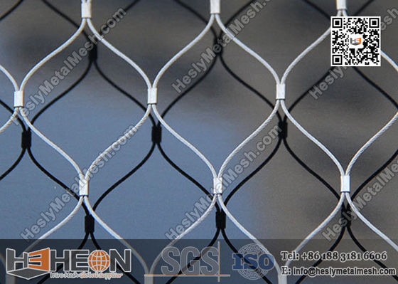 AISI 316L Ferrule en acier inoxydable filet de câbles de fil de fer fournisseur