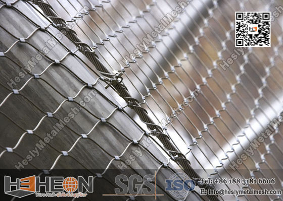 AISI 316L Ferrule en acier inoxydable filet de câbles de fil de fer fournisseur