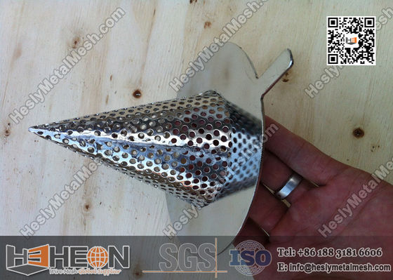 2 " Filtres à mailles métalliques perforées coniques fournisseur