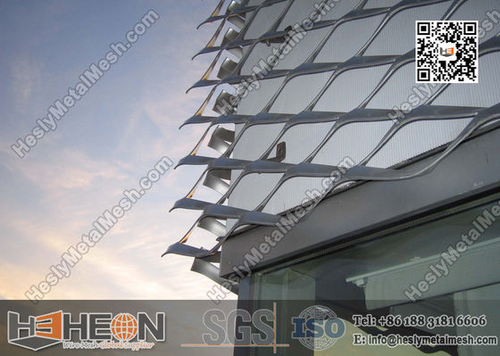 Métal en aluminium étendu pour façade de bâtiment fournisseur