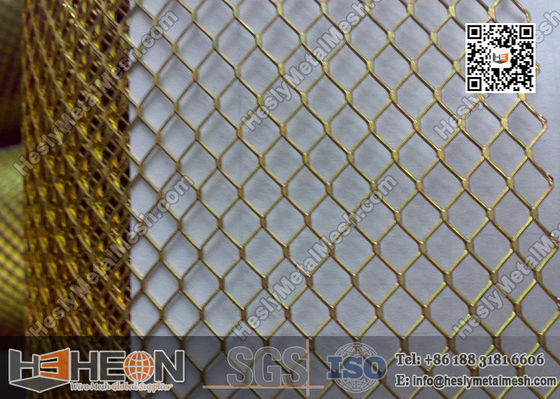 Tôle d'aluminium déployée avec revêtement de couleur pour l'architecture des bâtiments fournisseur