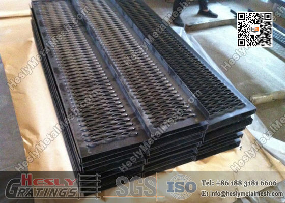 Grille de sécurité métallique avec surface dentelée, grille en treillis de requin fournisseur