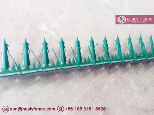Spikes anti-escalade avec rasoir Spike sur le dessus de la clôture Spike revêtu de poudre Spike de sécurité sur le mur Hesly Brand Fournisseur chinois fournisseur