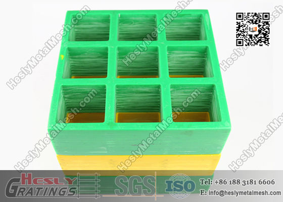 Grille moulée en plastique renforcé de fibre de verre de 1,22 X 3,44 m | Certifiée ABS fournisseur