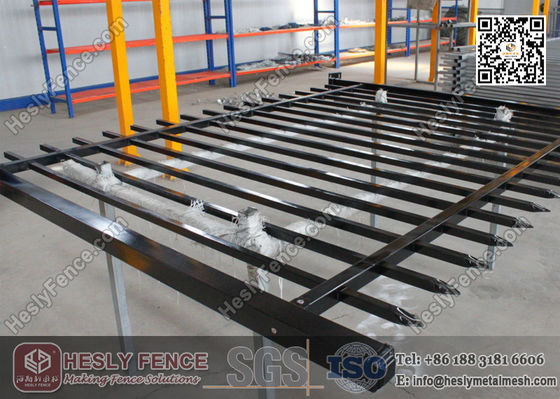 1.8X2.5m Panneau de clôture à piquets en acier de garnison | Usine de clôtures à piquets en acier fournisseur
