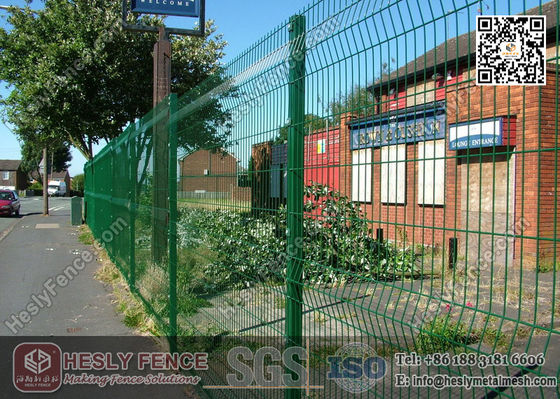 Panneaux de clôture en grillage soudé revêtu de PVC, hauteur 1,8 m x largeur 3,0 m fournisseur