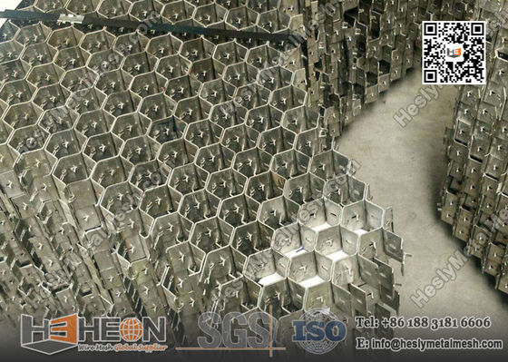 AISI304 en acier inoxydable 14 Gauge x 50 mm panneau à treillis hexagonal fournisseur