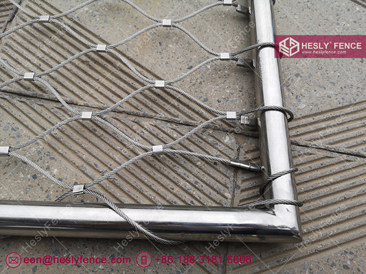 Système de filet de sécurité pour héliport AISI316(L), 125 kg, test de charge de chute de 1 m de hauteur, fabricant chinois conforme à la norme CAP 437 fournisseur